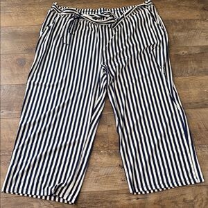 Anybody Striped Wide-Leg Pants Wimens Size 3X